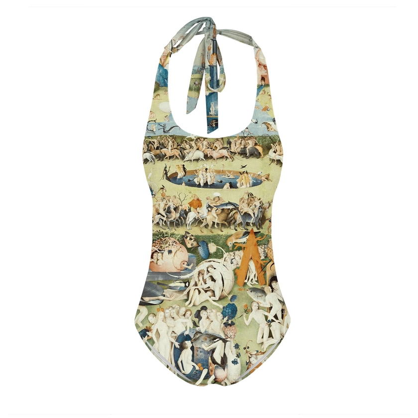 Your Garden Open Back Swimsuit by Aloha From Deer