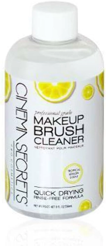 Amazon.com: Cinema Secrets Professional Makeup Brush Cleaner, Lemon (8oz) : Beauty & Personal Care