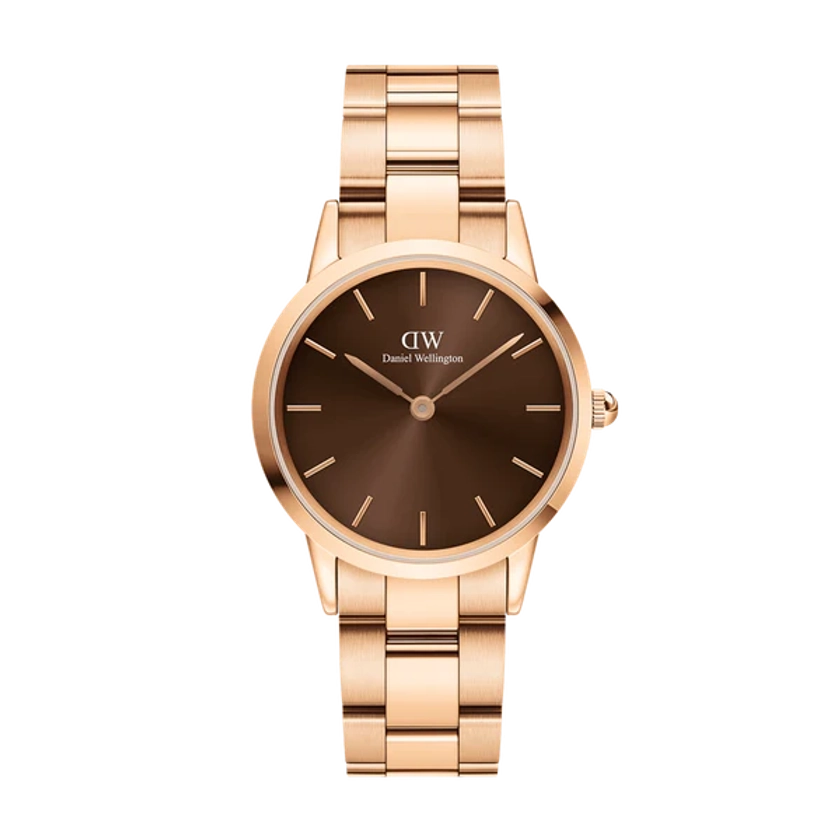 Iconic Link Amber Rose Gold / 32mm