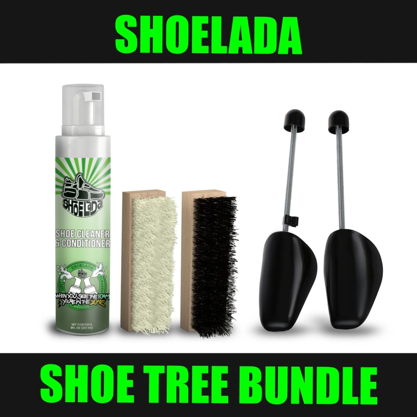 SHOELADA FOAM CLEANER KIT + SHOE TREE BUNDLE (PRE-ORDER OFFER ENDS SOO