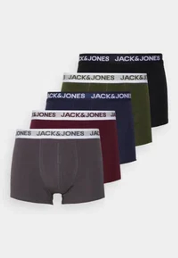 Jack & Jones JACBLACK FRIDAY TRUNKS 5 PACK - Shorty - port royale / pack:magnet - rifle green - navy blazer - black/noir - ZALANDO.FR