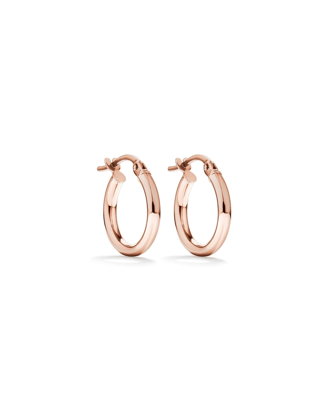 10mm Hoop Earrings in 10kt Yellow Gold