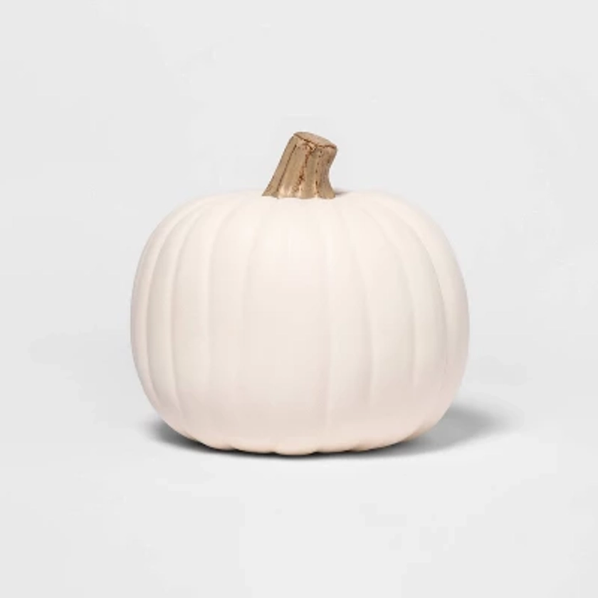 9" Carvable Faux Halloween Pumpkin Cream - Hyde & EEK! Boutique™