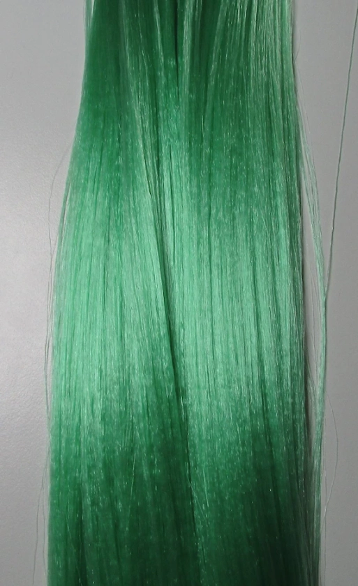 SPRING GREEN Saran Doll Hair for Custom OOAK/Rerooting