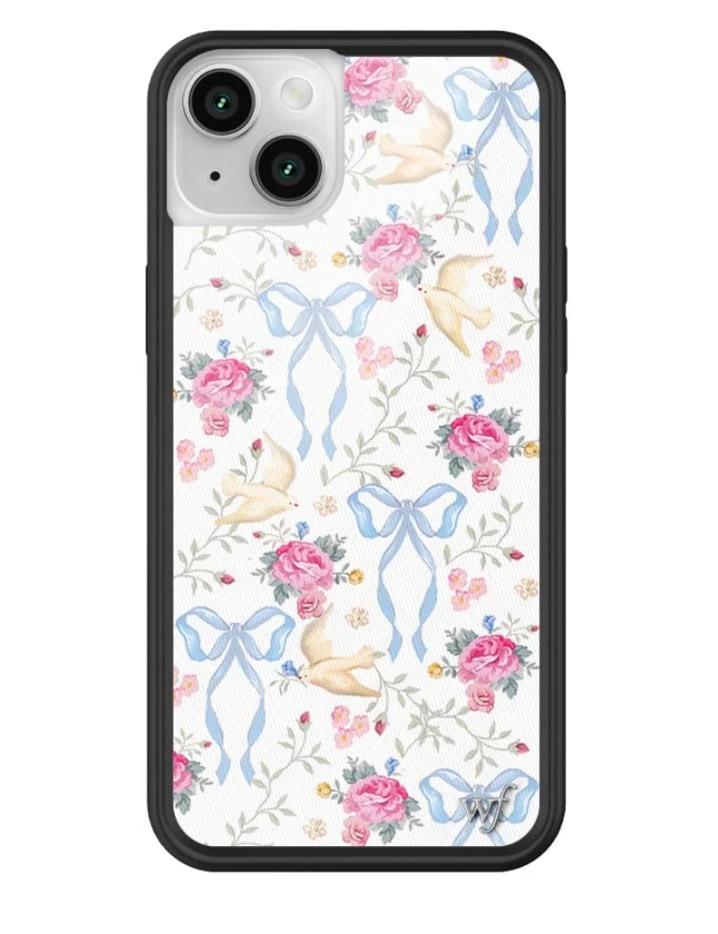 Wildflower Lovey Dovey iPhone 14 Plus Case