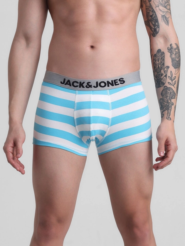 Jack & Jones Striped Cotton Trunk 1526439006