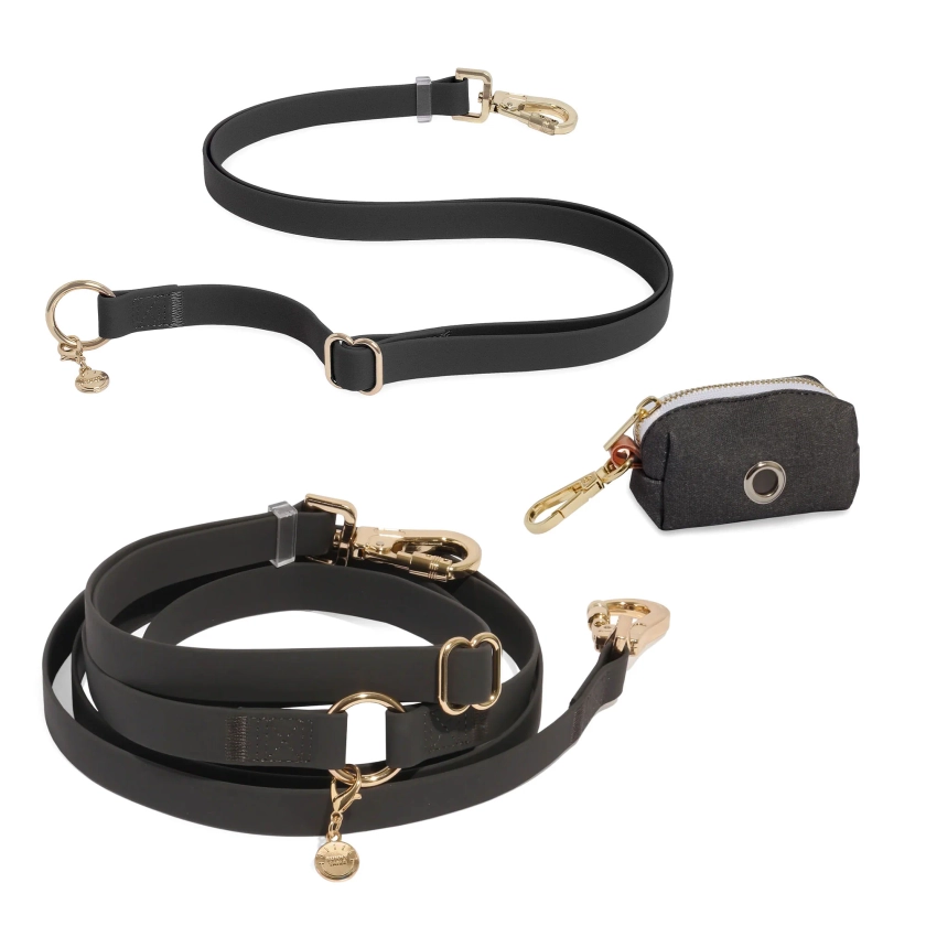 Ember Black Cloud Convertible Leash Extension Bundle Wide