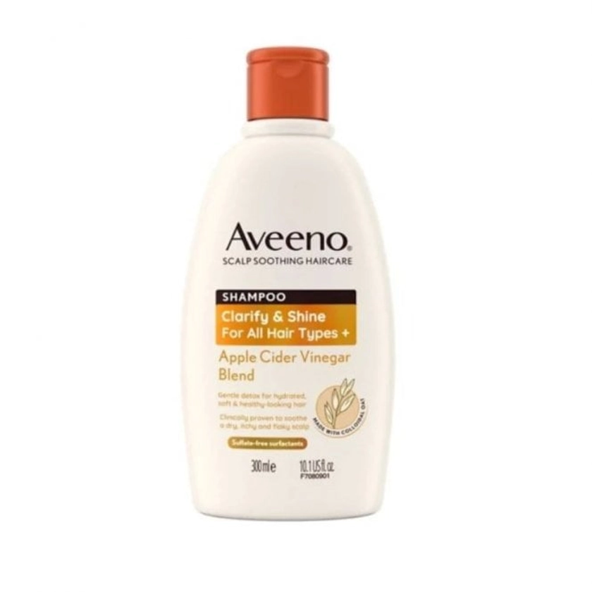 Aveeno Clarify and Shine Apple Cider Vinegar Shampoo 300ml