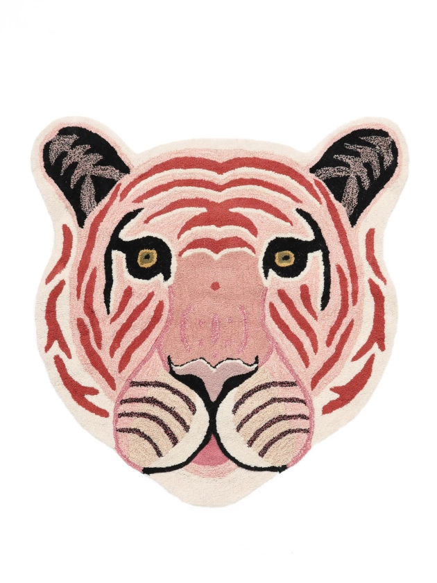 Rugvista core - Me Tiger - Rose 100 x 100 cm Tapis De Laine - Rugvista