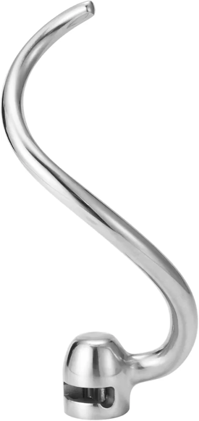 Amazon.com: Stainless Steel Dough Hook for KitchenAid Bowl-L Professional 600&Pro 5 Plus Mixer, Heavy Duty, Dishwasher Safe Fit for KSM5 KV25G0X KV25G8X KV25H0X KP26M1X KP26M8X: Home & Kitchen