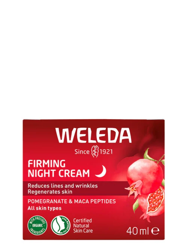 Weleda Firming Night Cream Pomegranate & Maca Peptides, 40ml