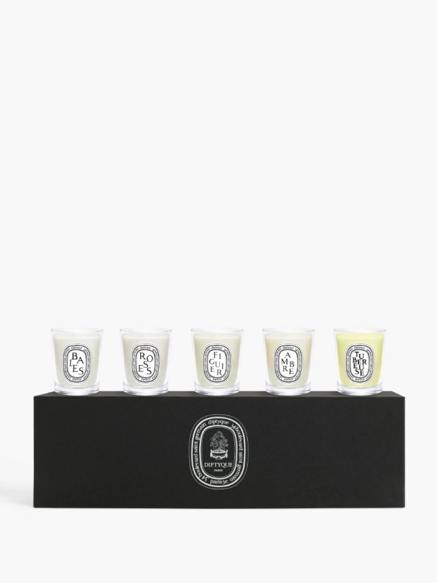 Coffret de 5 bougies miniatures emblématiques - Pré-composé | Diptyque Paris