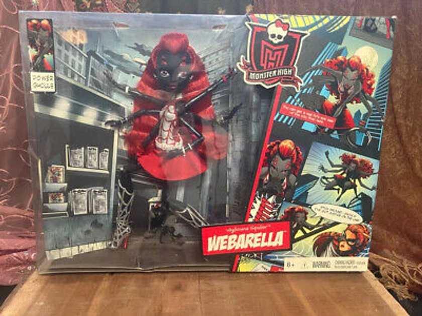 Webarella Wydowna Spider Monster High 2013 Mattel Complete SDCC