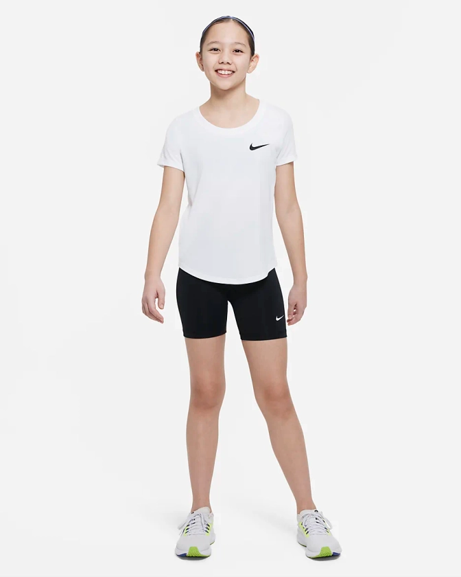 Nike Pro Older Kids' (Girls') Dri-FIT 13cm (approx.) Shorts