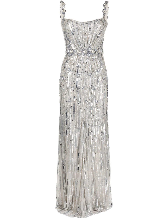 Jenny Packham Bright Gem sequin-embellished Gown - Farfetch