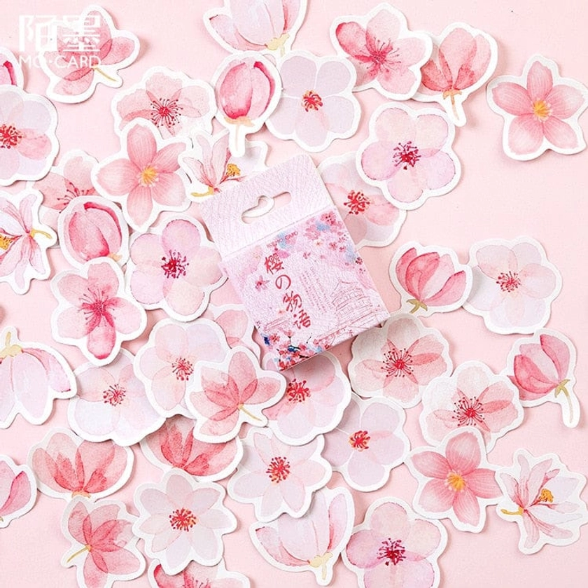 Japanese Sakura Planner Flower Diary Deco