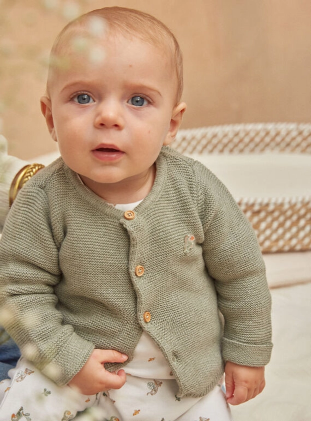 Gilet bébé en laine et coton | Garçon | Sergent Major