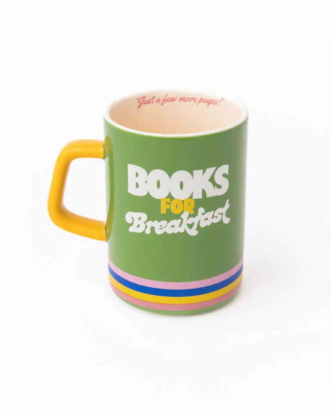 Hot Stuff Ceramic Mug - Books for Breakfast