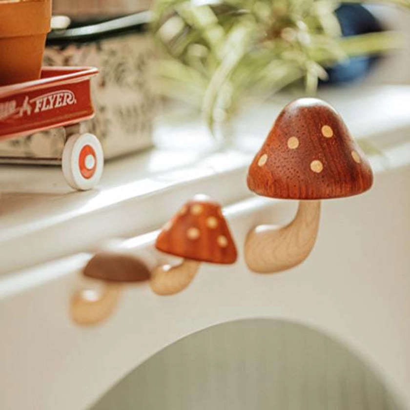 Mushroom Shiitake Magnetic Ornaments