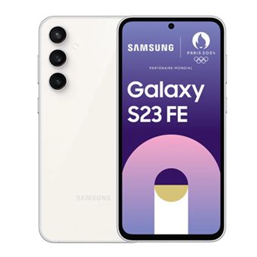 Smartphone Samsung Galaxy S23 FE 5G Double nano SIM 128 Go 6.4" Cream