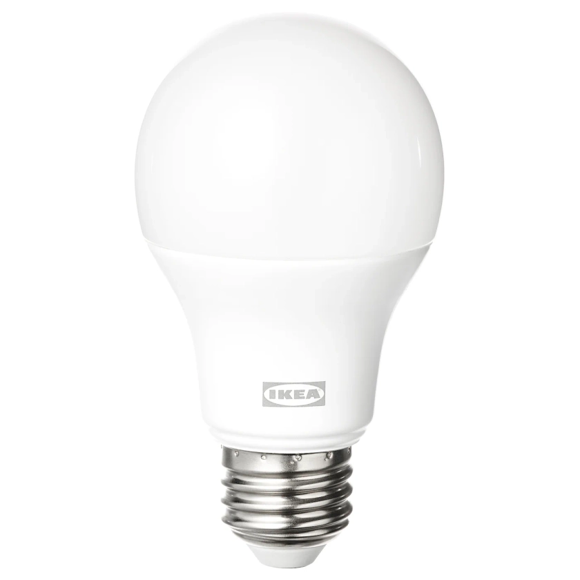 TRÅDFRI ampoule LED E27 806 lumen, sans fil à variateur d'intensité spectre couleur et blanc/globe opalin - IKEA