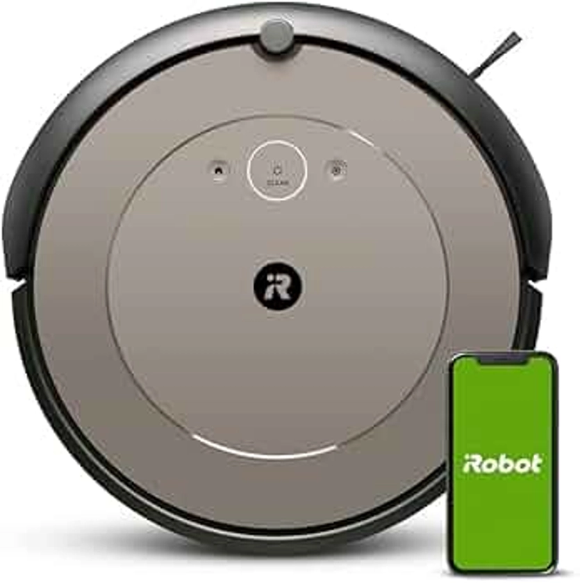 iRobot Roomba i1 (i1152) - Brosses Anti-emmêlement - Idéal Animaux - Navigation Intelligente - Se Recharge Et Reprend Le Nettoyage - Contrôle Vocal Et à Distance