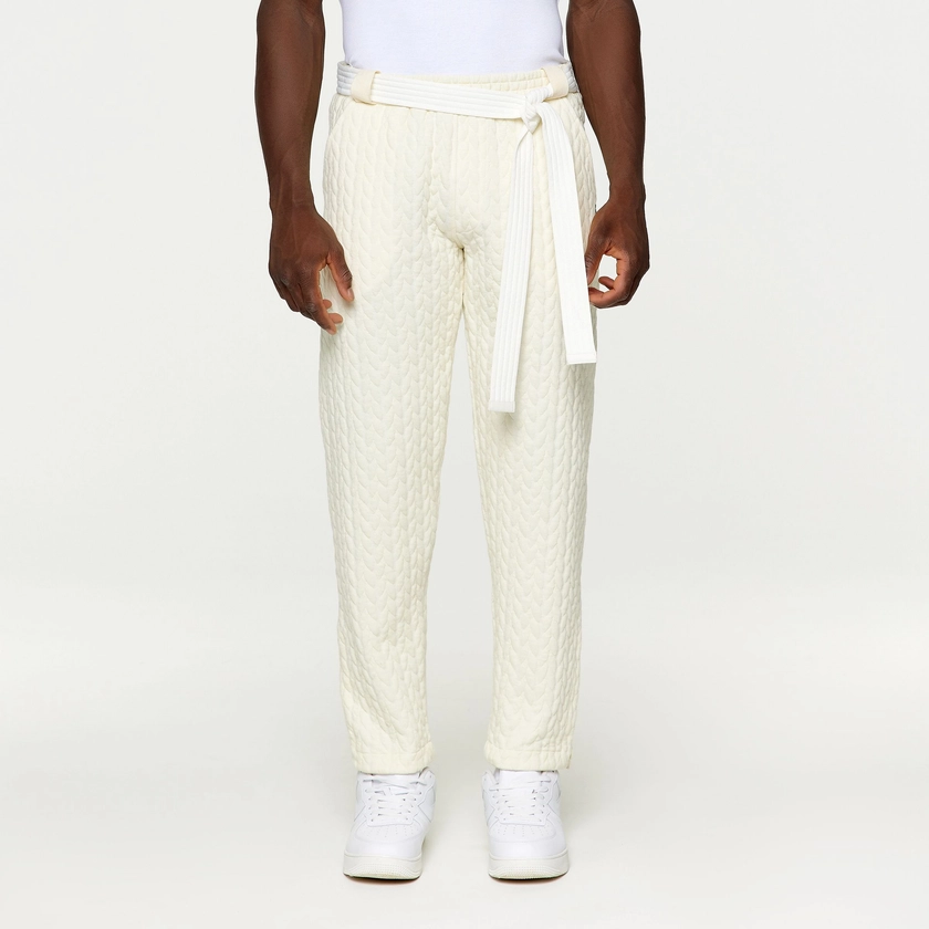 Cable Knit Trousers
