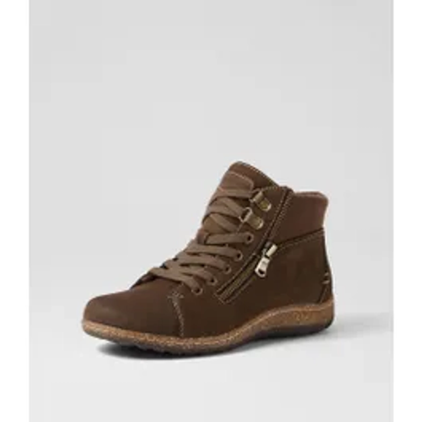 Anton Brown Nubuck Lace Up Boots