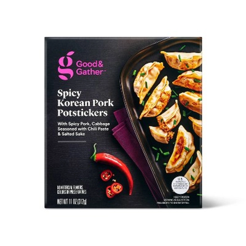 Frozen Spicy Korean Pork Potstickers - 11oz - Good & Gather™