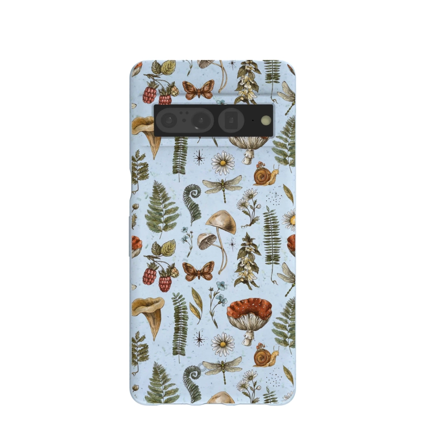 Powder Blue Nature walks Google Pixel 7 Pro Case