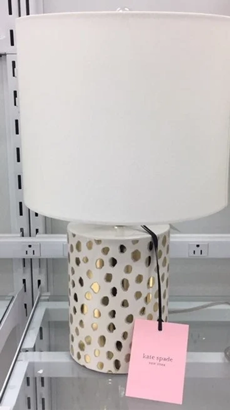 Kate Spade gold table top lamp New on Mercari