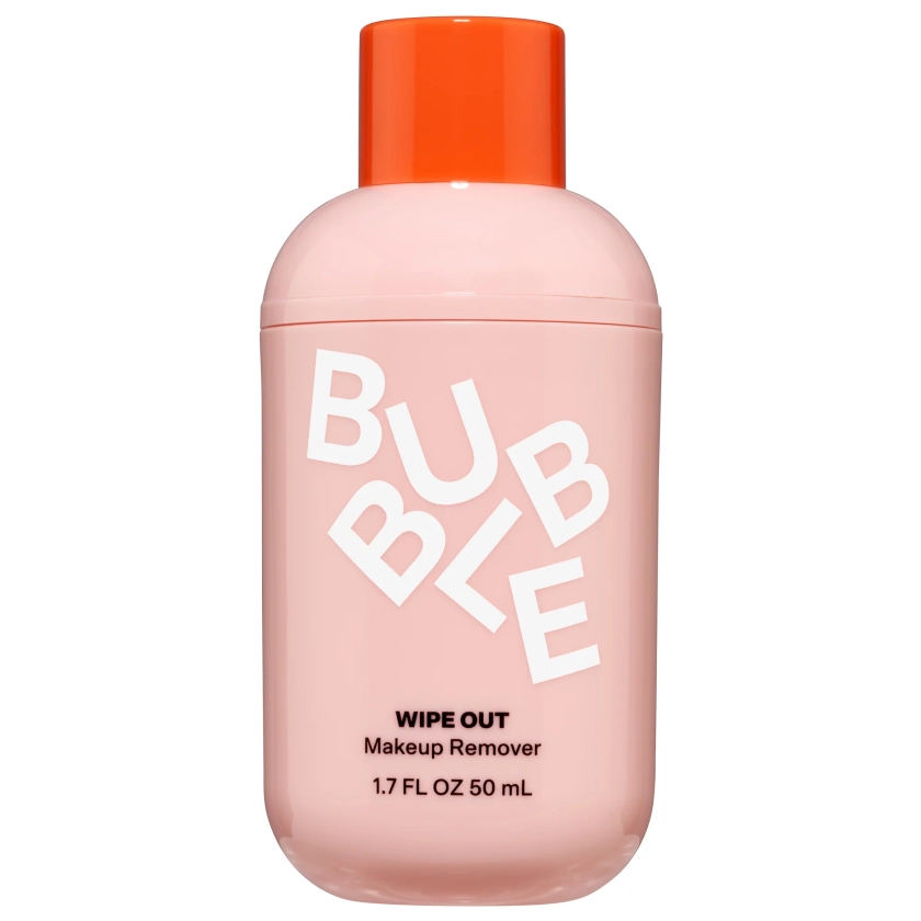 Bubble Skincare Wipe Out Makeup Remover, for All Skin Types, 1.7 fl oz /50ml