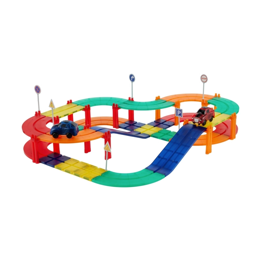 72 Piece Magnetic Race Track Set