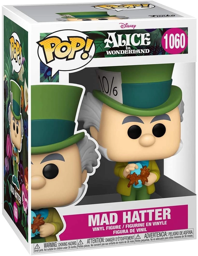 Funko Pop! 1060 - Disney Alice Aux Pays Des Merveilles - Chapelier Fou