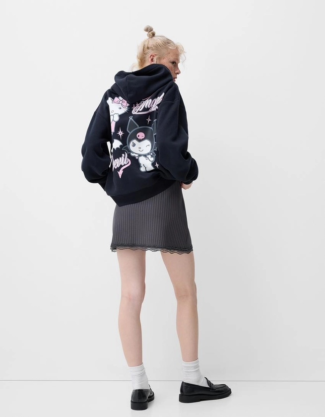 Sweat Hello Kitty & Kuromi capuche - Collaborations® - BSK Teen