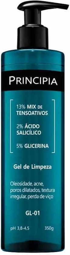 Gel de Limpeza Principia 2% Ácido Salicílico + 5% Glicerina com 350g | Amazon.com.br