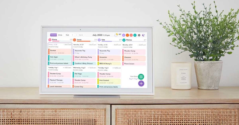 Smart Touchscreen Family Calendar and Organizer | Skylight Calendar