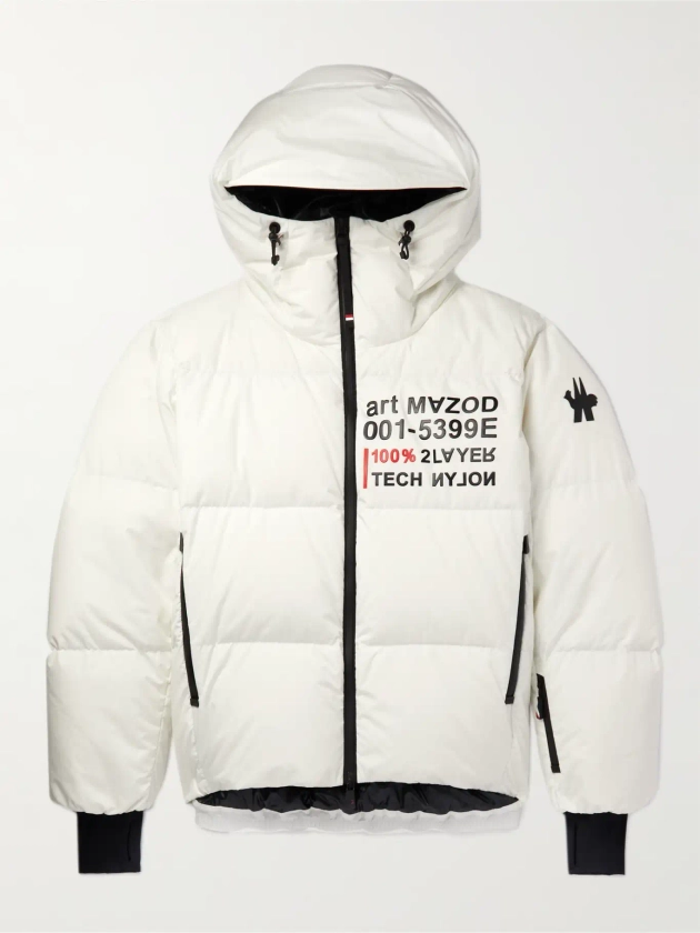 MONCLER GRENOBLE Mazod Quilted Printed Ripstop Down Ski Jacket