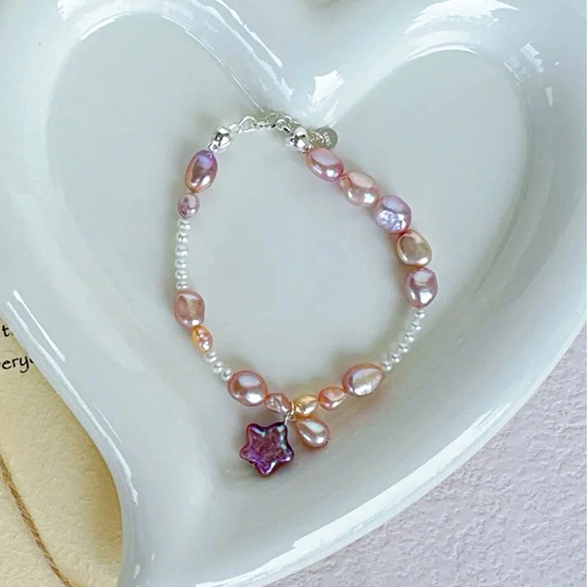 Check this out from Hi Pearl! Star Freshwater Pearl Bracelet