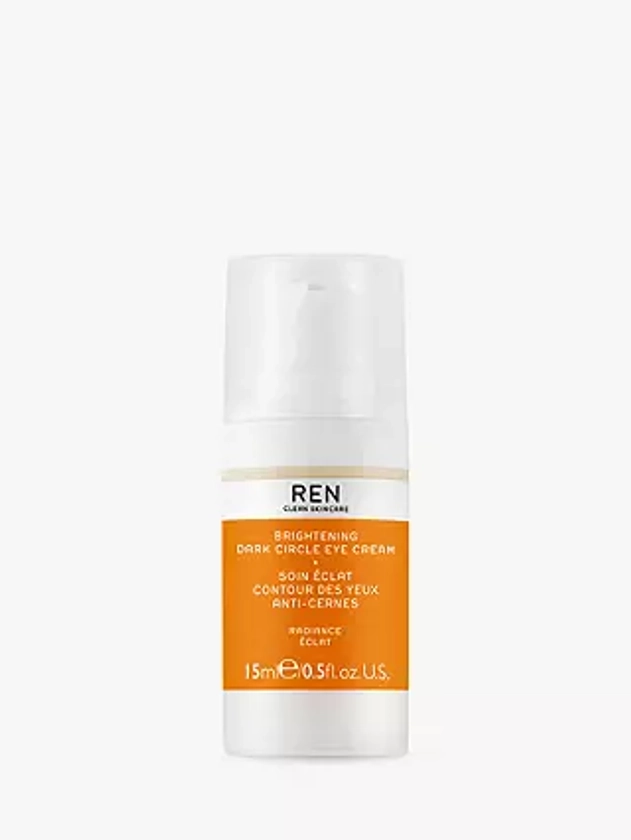 REN Clean Skincare Radiance Brightening Dark Circle Eye Cream, 15ml