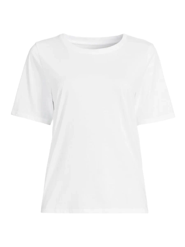 Shop Eileen Fisher Round Neck Cotton T-Shirt | Saks Fifth Avenue