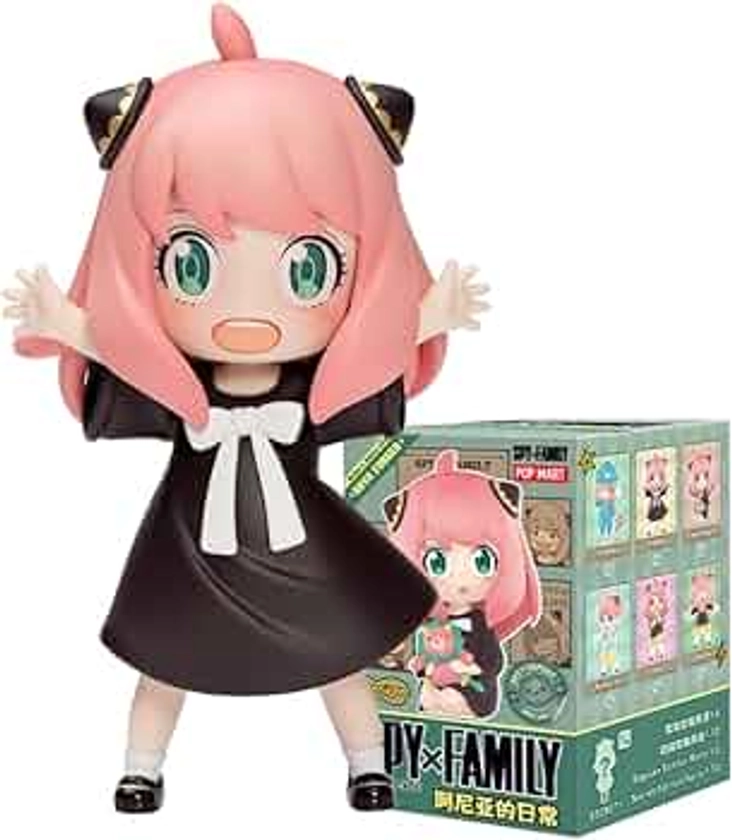 POP MART Spy × Family Anya's Daily Life Series 1Box 2.5 inches Articulated Character Premium Design gifts for women Fan-Favorite blind box Collectible Toy Art Toy Action Figure