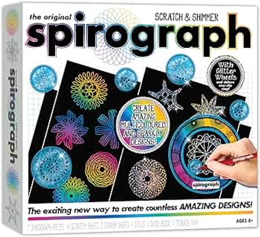 Spirograph Scratch & Shimmer | Creative Drawings Ages 8+