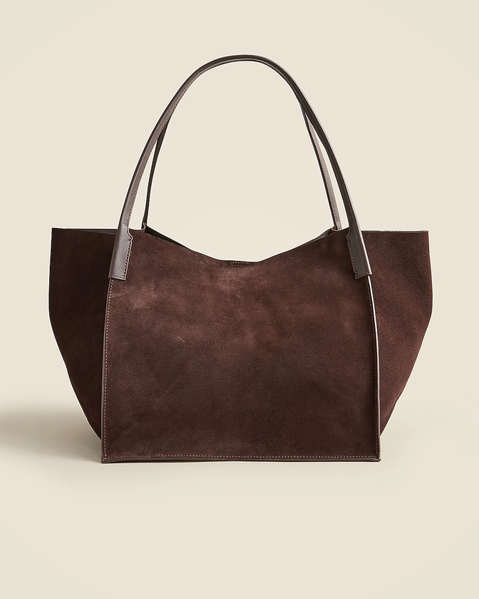 Large Berkeley tote in suede