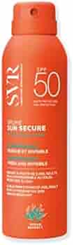 SVR - Brume SPF50 Sun Secure - Invisible, Fraiche & Légère - Association de Filtres Brevetée - Résiste à L'Eau - Dès 3 ans - Formule Biodégradable - Plus Respectueux des Océans - Brume 200 ml