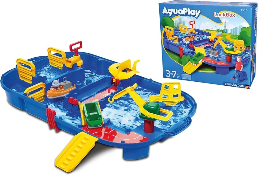 AquaPlay Lock Box Playset, Water Table Suitable for Kids Ages 3+ Years, Medium