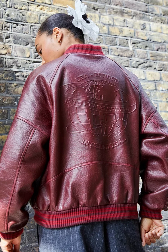 iets frans... Embossed Varsity Jacket