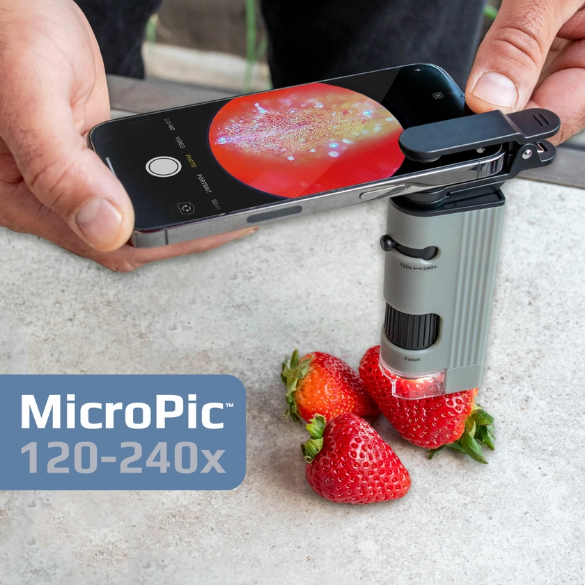 MicroPic 120-240x High-Resolution Pocket Microscope (MP-400) - Carson