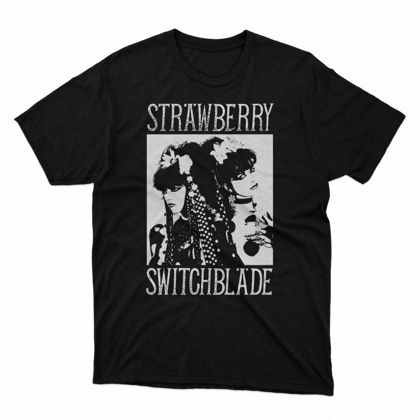 Camisa Strawberry Switchblade, Bauhaus, Siouxsie and the Banshees, Rose McDowall, Gótico, Rock Gótico
