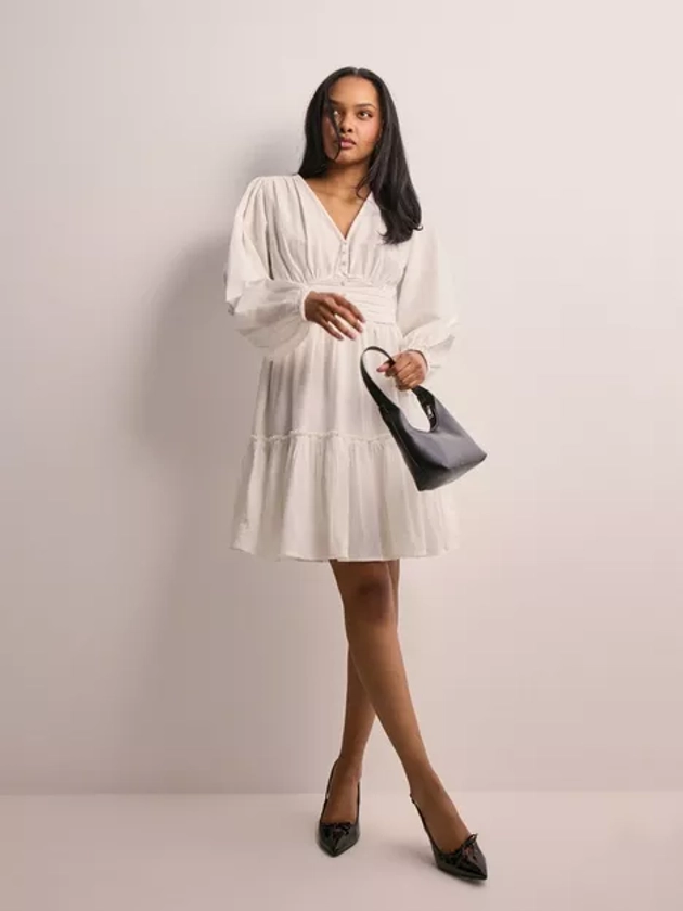 Buy Neo Noir Rihana Linen Dress - White | Nelly.com